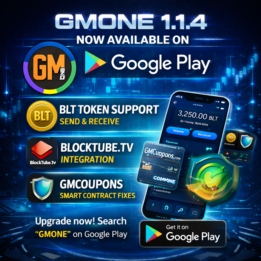 GMONE 1.1.4 Now Live on Google Play